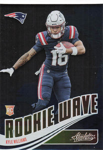 2025 Panini Absolute Football Rookie Wave Kyle Williams #RW-KWS