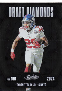 2025 Panini Absolute Football Draft Diamonds Tyrone Tracy Jr. #DD-TTJ