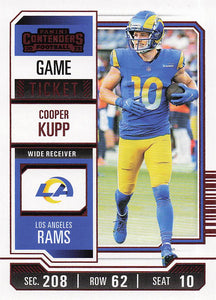 2023 Panini Contenders Football Game Ticket Red Cooper Kupp #61