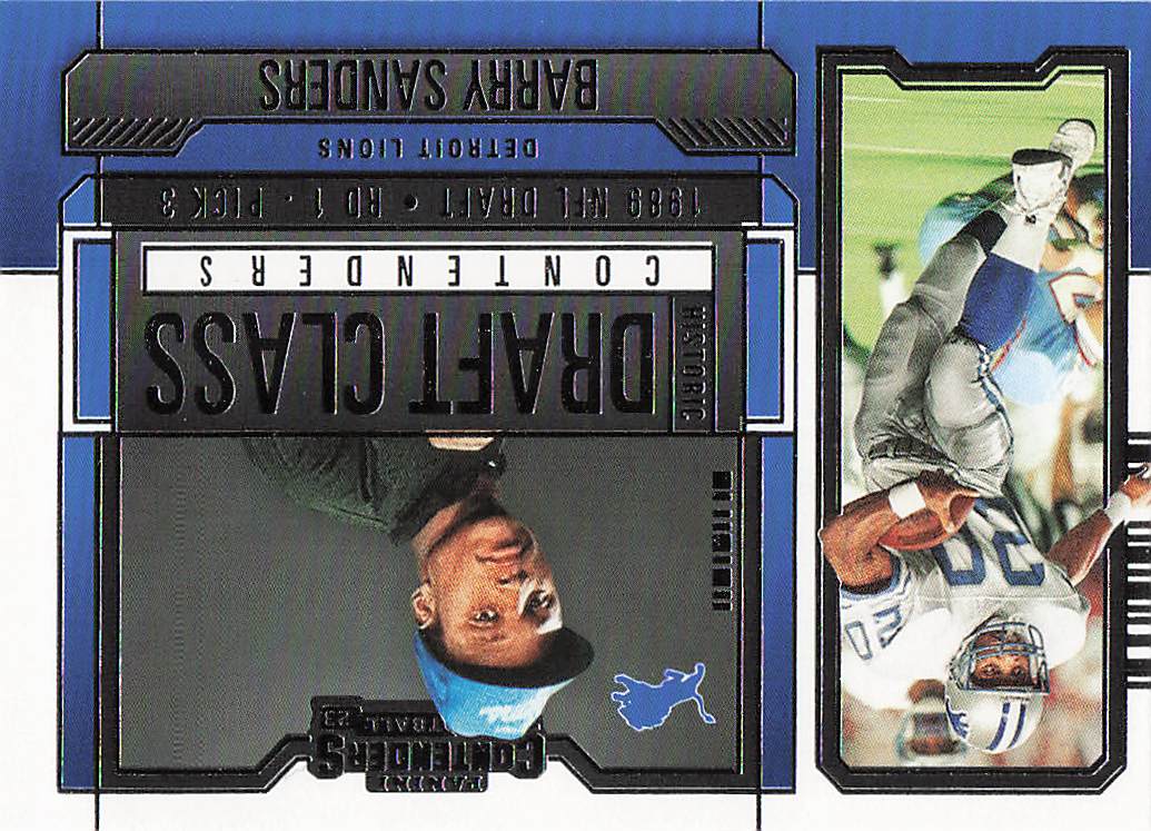 2023 Panini Contenders Historic Draft Class Contenders Barry Sanders #HDC-BSA