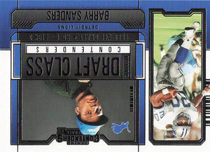 2023 Panini Contenders Historic Draft Class Contenders Barry Sanders #HDC-BSA