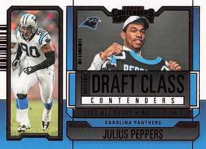 2023 Panini Contenders Historic Draft Class Red Julius Peppers #HDC-JP