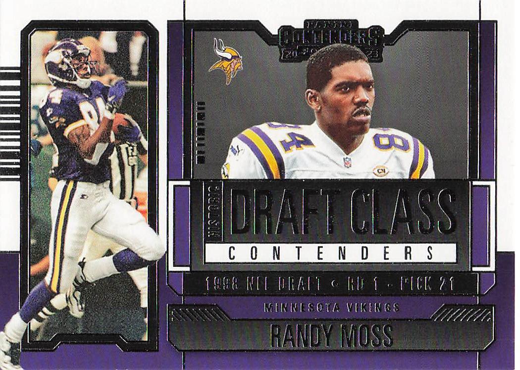 2023 Panini Contenders Historic Draft Class Contenders Randy Moss #HDC-RM