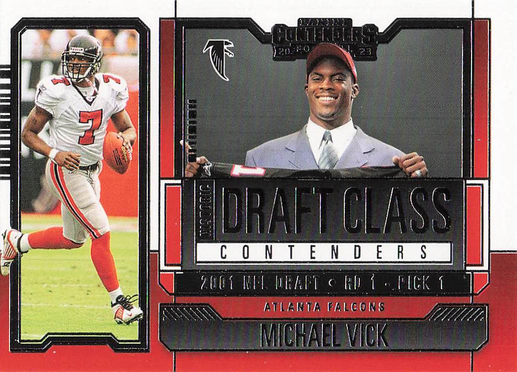 2023 Panini Contenders Historic Draft Class Contenders Michael Vick #HDC-MV