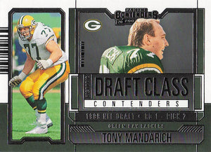 2023 Panini Contenders Historic Draft Class Contenders Tony Mandarich #HDC-TM