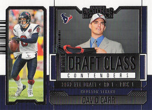 2023 Panini Contenders Historic Draft Class Contenders David Carr #HDC-DC