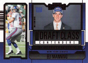 2023 Panini Contenders Historic Draft Class Contenders Red Eli Manning #HDC-EM
