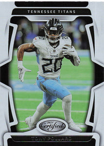 2025 Panini Certified Football Tony Pollard #96