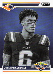 2024 Score Football The Franchise Christian Gonzalez #22