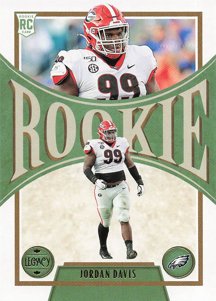 2022 Panini Legacy Football Jordan Davis #187 Rookie