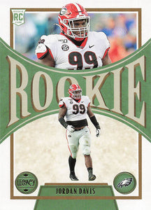 2022 Panini Legacy Football Jordan Davis #187 Rookie