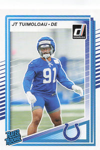 2025 Donruss Football JT Tuimoloau #398 Rookie