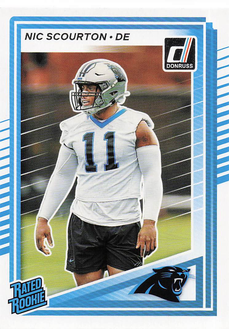 2025 Donruss Football Nic Scourton #383 Rookie