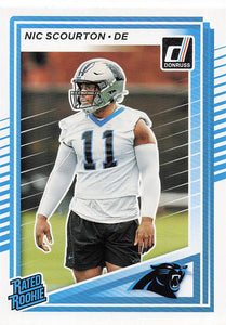 2025 Donruss Football Nic Scourton #383 Rookie