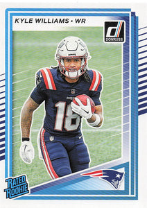 2025 Donruss Football Kyle Williams #327 Rookie