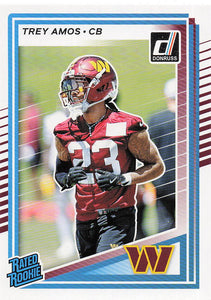 2025 Donruss Football Trey Amos #369 Rookie