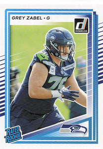 2025 Donruss Football Grey Zabel #366 Rookie