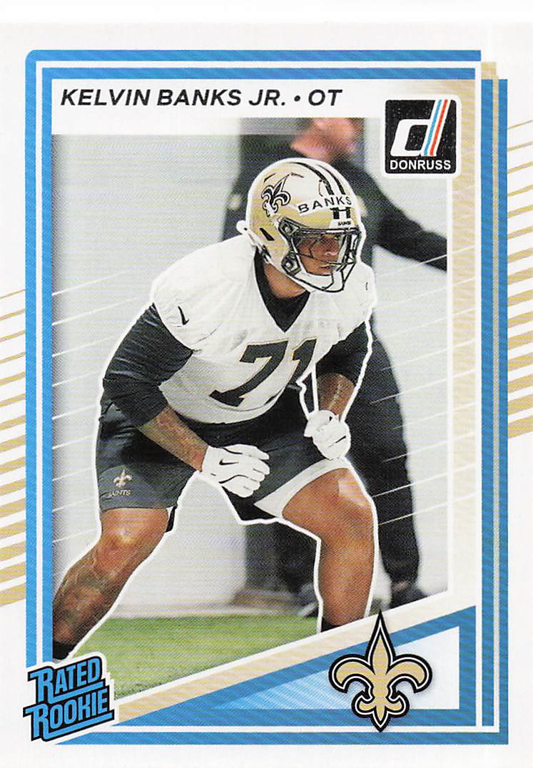2025 Donruss Football Kelvin Banks Jr. #372 Rookie