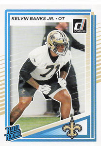 2025 Donruss Football Kelvin Banks Jr. #372 Rookie