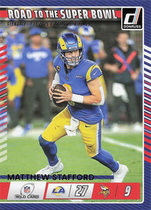 2025 Donruss Football Road to the Super Bowl Wild Card Matthew Stafford #6