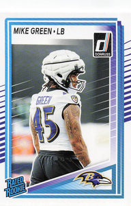 2025 Donruss Football Mike Green #397 Rookie