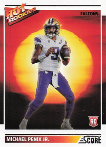 2024 Score Football Hot Rookies Michael Penix Jr. #3