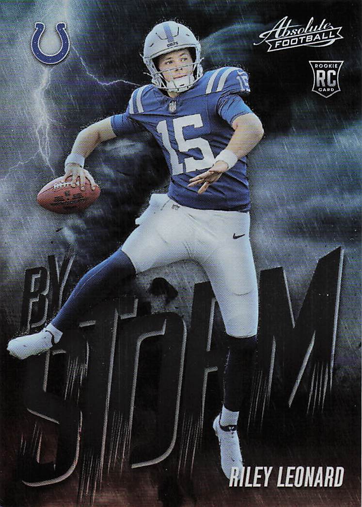 2025 Panini Absolute Football By Storm Riley Leonard #14