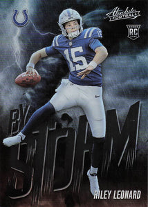 2025 Panini Absolute Football By Storm Riley Leonard #14