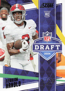 2024 Score Football NFL Draft Terrion Arnold #13