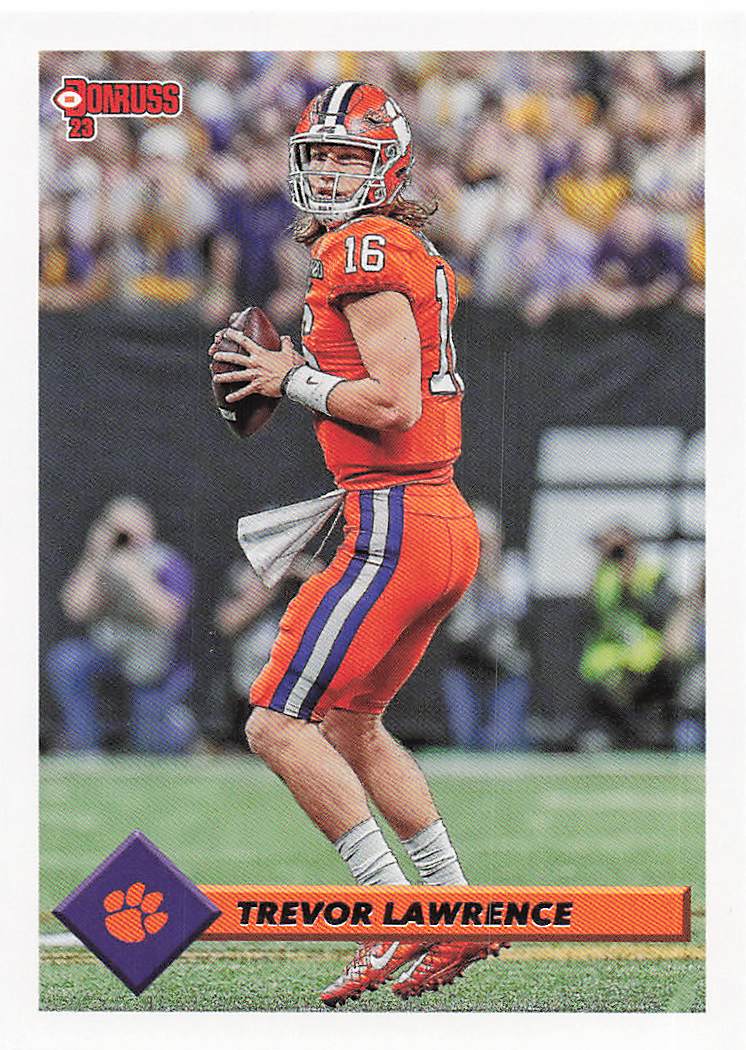 2023 Panini Chronicles Draft Picks Football Donruss Retro Trevor Lawrence #1