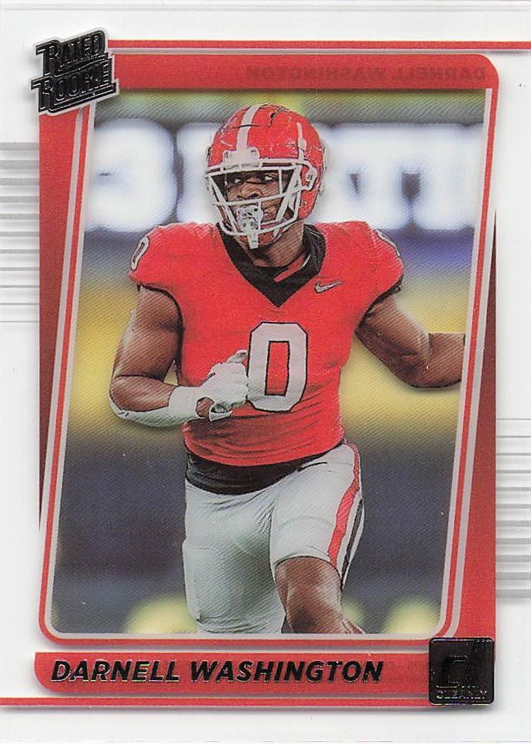 2023 Panini Chronicles Draft Picks Clearly Donruss Darnell Washington #41