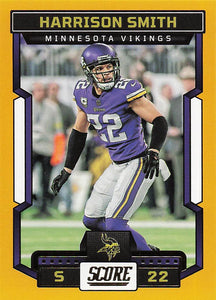 2023 Score Football Gold Harrison Smith #116