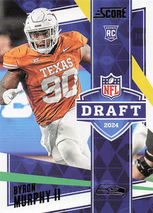 2024 Score Football NFL Draft Byron Murphy II #18