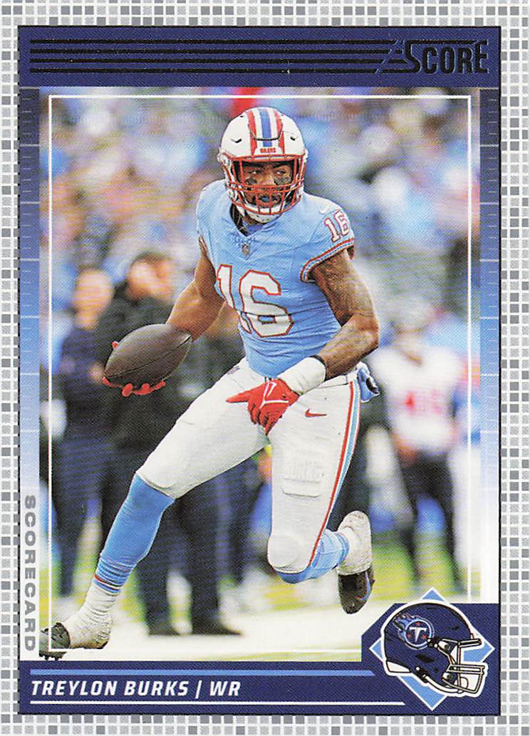 2024 Score Football Scorecard Treylon Burks #275