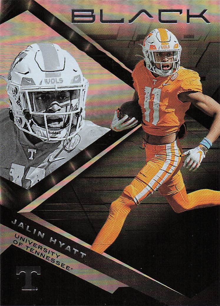 2023 Panini Chronicles Draft Picks Football Black Jalin Hyatt #8