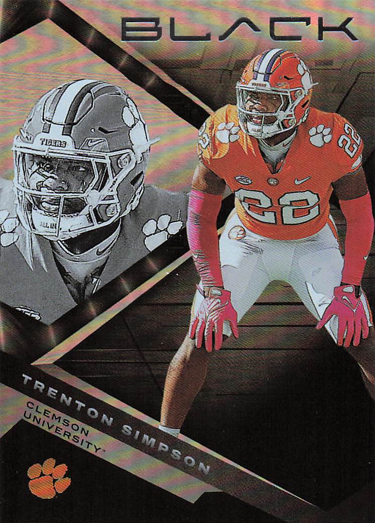 2023 Panini Chronicles Draft Picks Football Black Trenton Simpson #21
