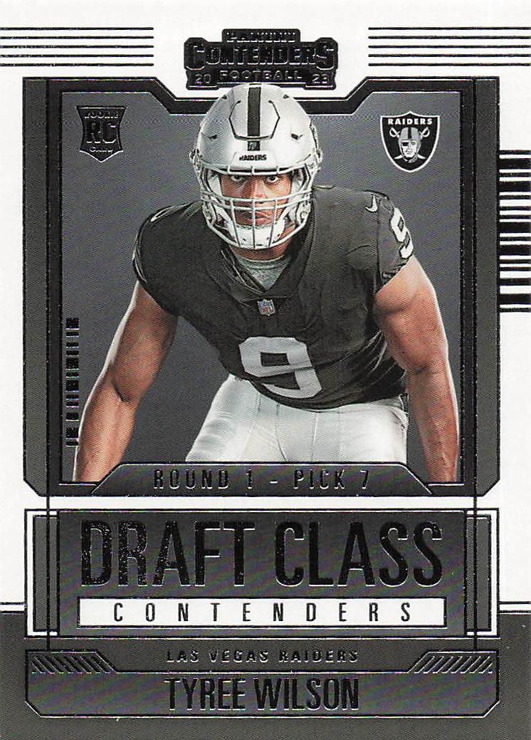 2023 Panini Contenders Football Draft Class Contenders Tyree Wilson #23