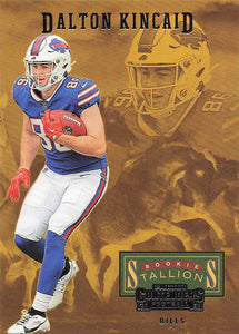 2023 Panini Contenders Football Rookie Stallions Dalton Kincaid #17