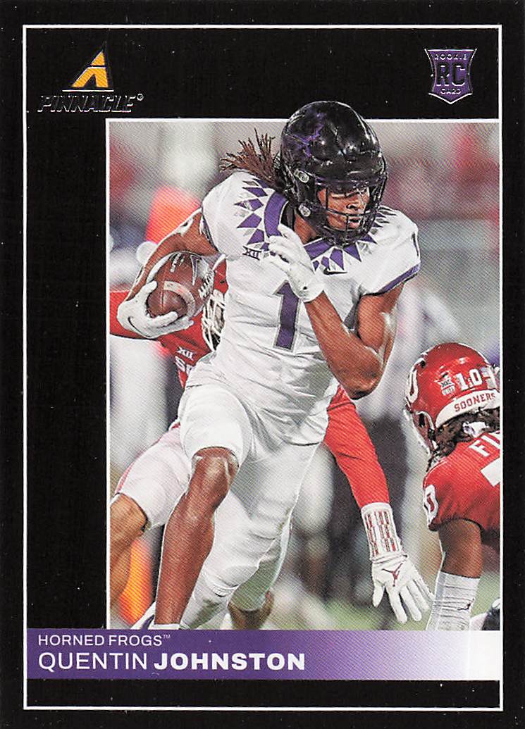 2023 Panini Chronicles Draft Picks Football Pinnacle Quentin Johnston #6