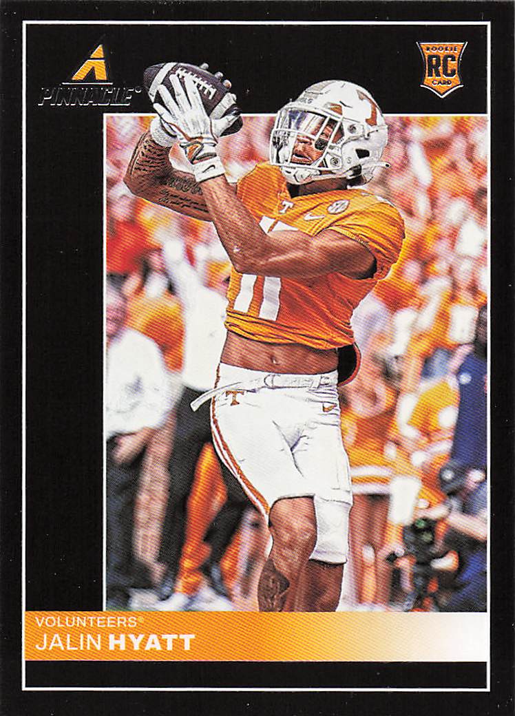 2023 Panini Chronicles Draft Picks Football Pinnacle Jalin Hyatt #8