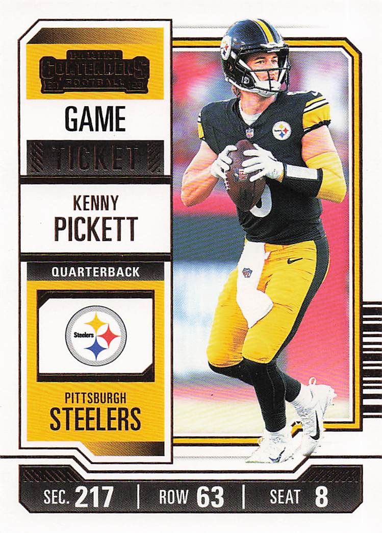 2023 Panini Contenders Football Game Ticket Bronze Kenny Pickett #83