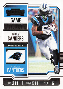 2023 Panini Contenders Football Game Ticket Bronze Miles Sanders #16