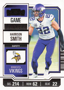 2023 Panini Contenders Football Game Ticket Bronze Harrison Smith #66