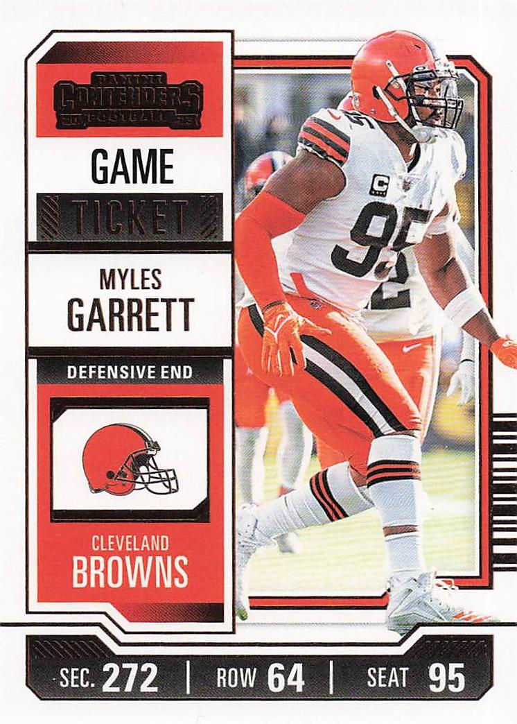 2023 Panini Contenders Football Game Ticket Bronze Myles Garrett #25