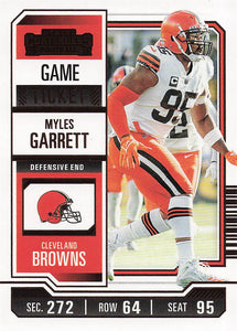 2023 Panini Contenders Football Game Ticket Bronze Myles Garrett #25