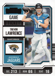 2023 Panini Contenders Football Game Ticket Bronze Trevor Lawrence #48