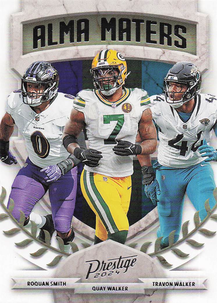 2024 Prestige Alma Maters Quay Walker / Roquan Smith / Travon Walker #22