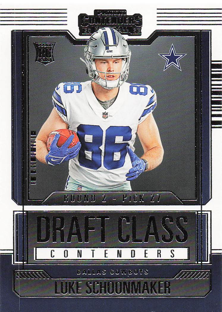 2023 Panini Contenders Football Draft Class Contenders Luke Schoonmaker #16