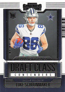 2023 Panini Contenders Football Draft Class Contenders Luke Schoonmaker #16