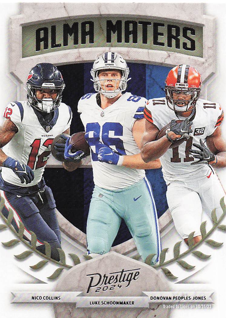 2024 Prestige Alma Maters Peoples-Jones / Schoonmaker / Collins #12